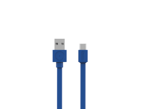 Cablu de incarcare USB | USB-C | - 1,5m - Albastru