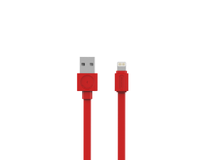 Cablu de incarcare USB | Lightning | - 1,5m - Roșu