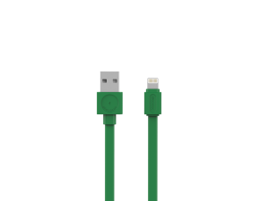 Cablu de incarcare USB | Lightning | - 1,5m - Verde