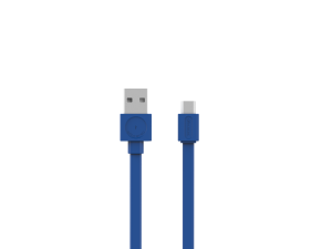 Cablu de incarcare USB | microUSB | - 1,5m - Albastru