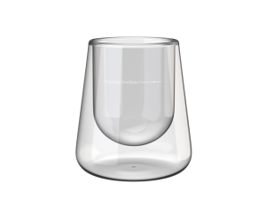 Pahar pentru băuturi calde sau reci Drop Cup Duo Glass, 140 ml
