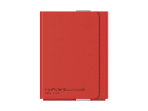 Portofel expandabil pentru carduri miniWallet - Roșu