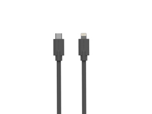 Cablu de incarcare cu mufe USB-C to Lightning, gri