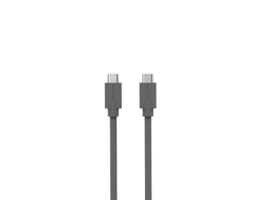 Cablu de incarcare cu mufe USB-C to USB-C, gri